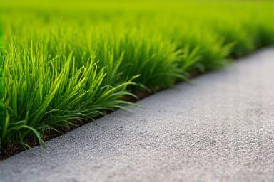 Crisp Edging along a Concrete Driveway